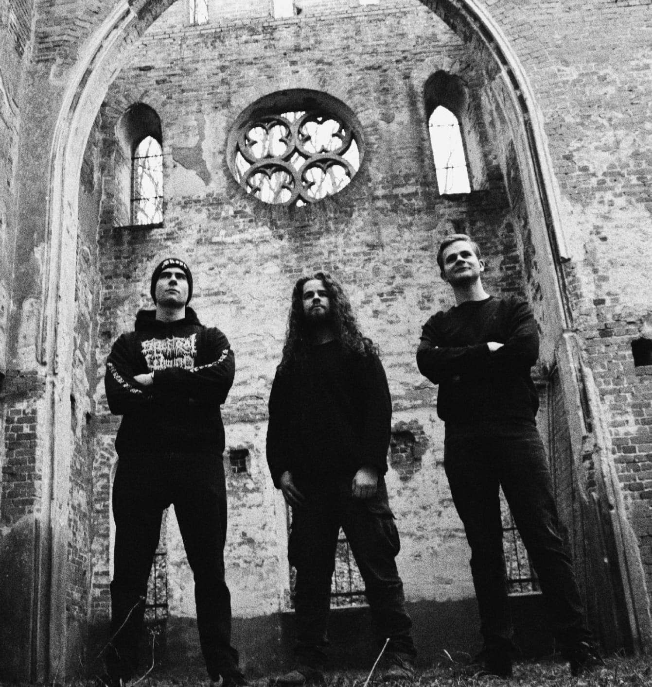 HKSPK band photo in ruins